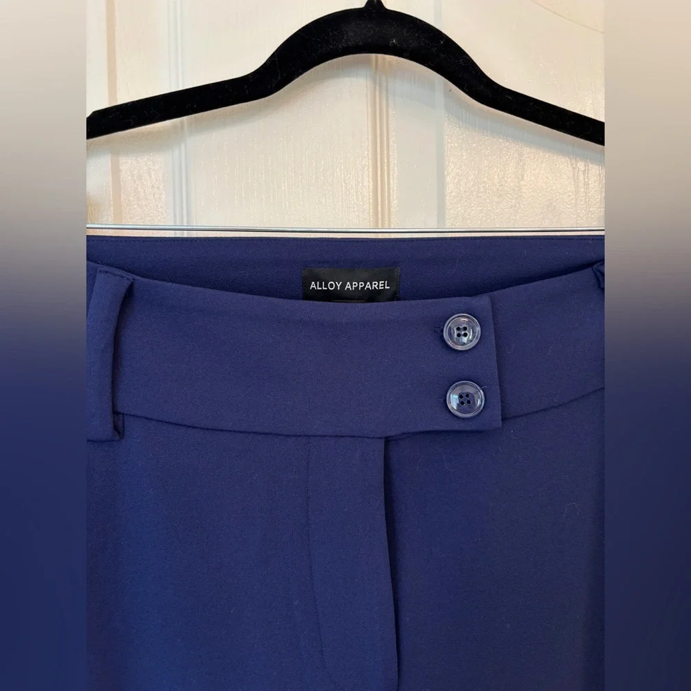 ALLOY APPARREL Staton Tall Flare Blue Pants Women’s 18 Long 18x35 Style #179894 - Picture 3 of 11